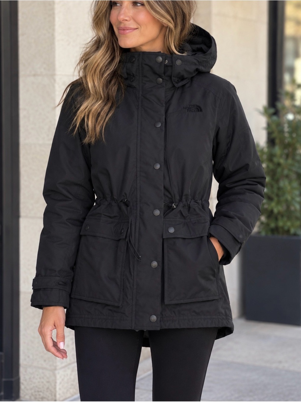 The North Face Women’s Black Hooded Insulated Parka